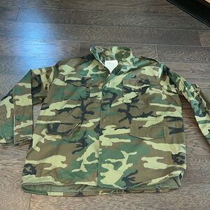 Rothco Ultra Force Field Coat Army Miltary Woodland Camo Hunting Jacket M-65 5XL